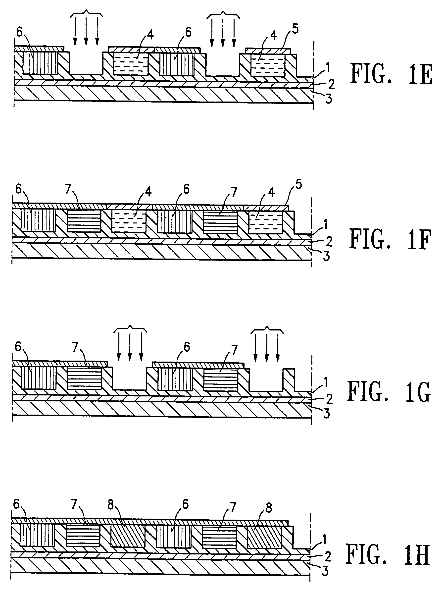 Process for imagewise opening and filling color display components and color displays manufactured thereof