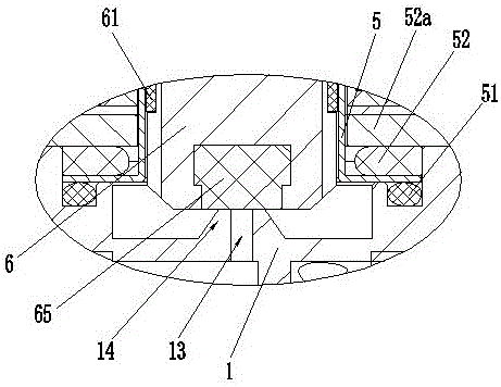 Proportional electromagnetic valve used for treating tail gas through solid ammonia