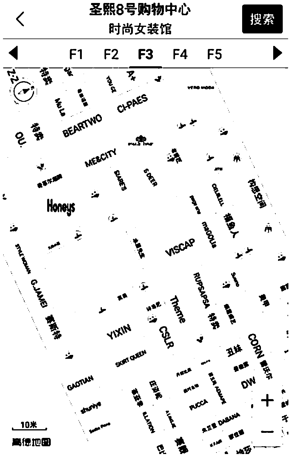 A POI labeling method and device