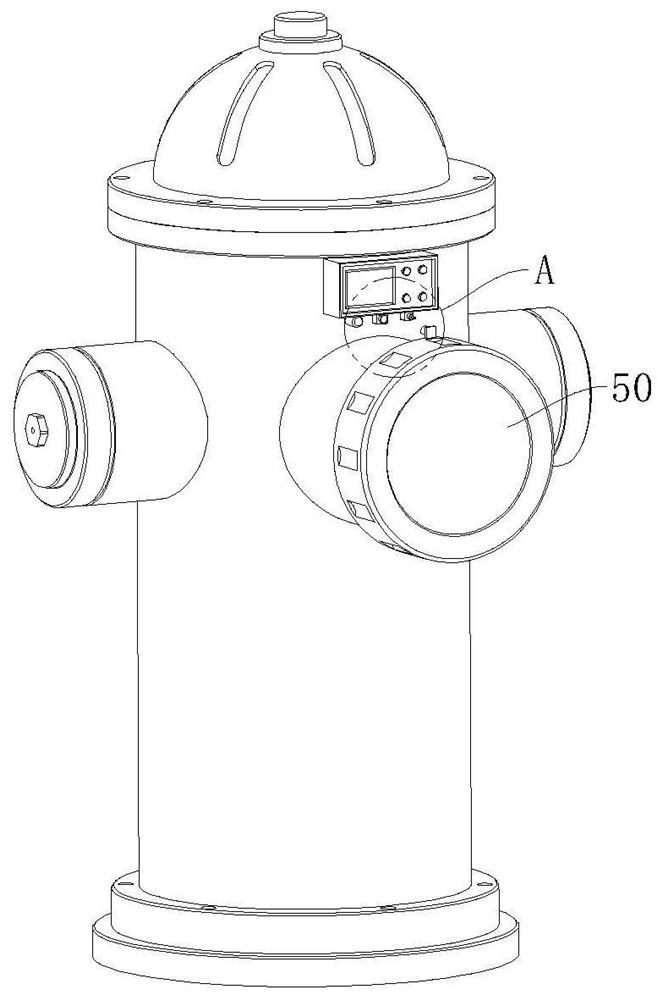 Intelligent fire hydrant with self-adaptive connector installation and using method