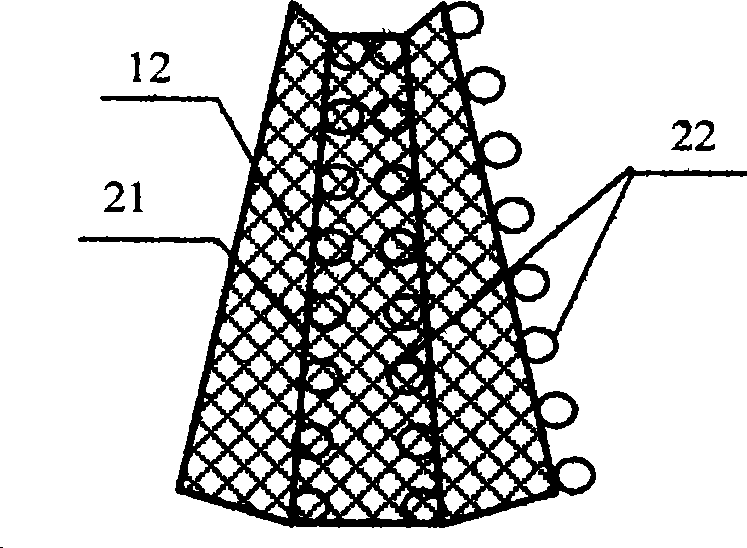 Self-reducing flow low-shape change off land deep water net cage