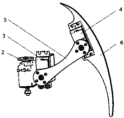 Bionic six-feet robot with picking function