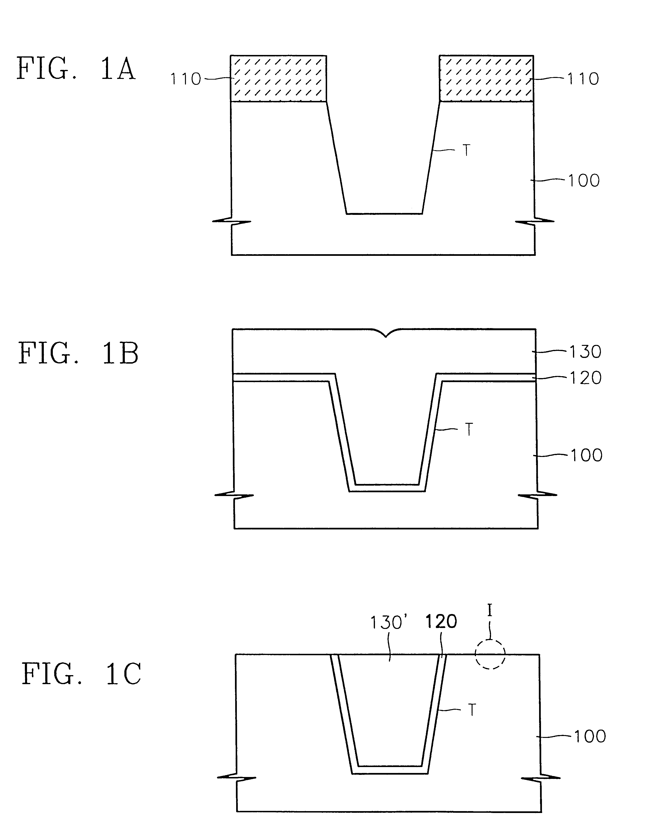 Method of fabricating a semiconductor device using trench isolation method including hydrogen annealing step