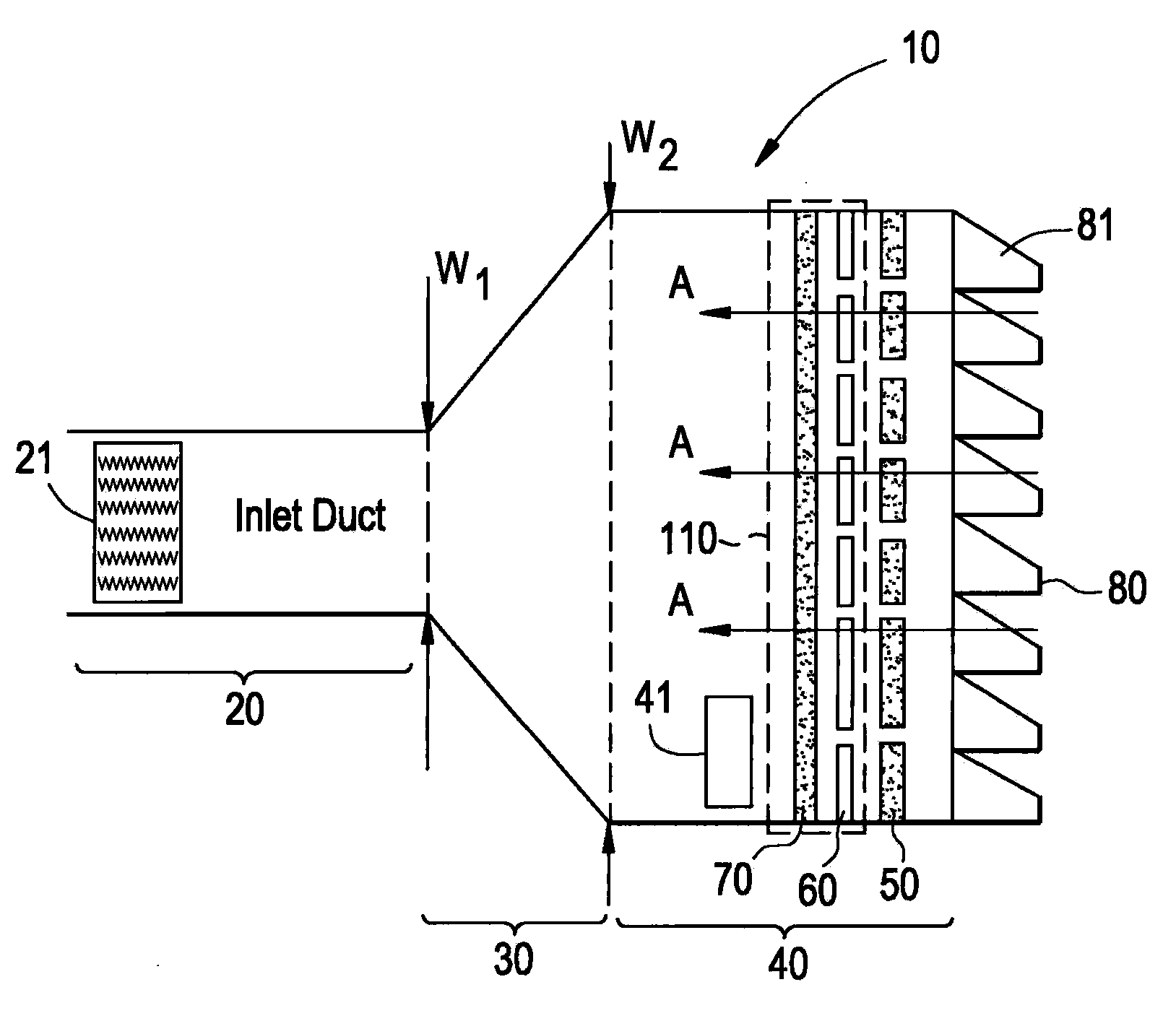 Filtration system for gas turbines