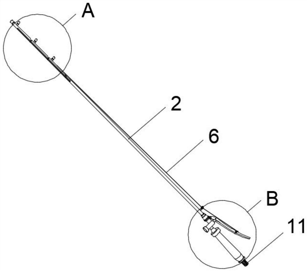 Adapted handhold pesticide spraying device