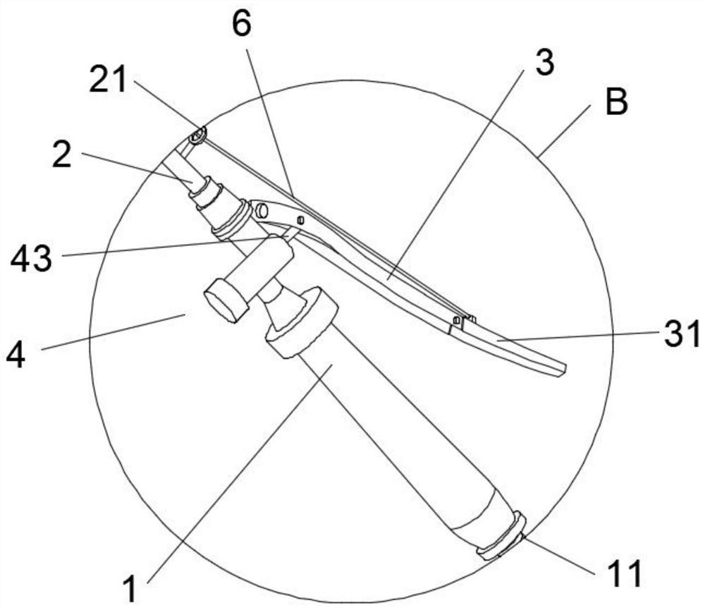 Adapted handhold pesticide spraying device