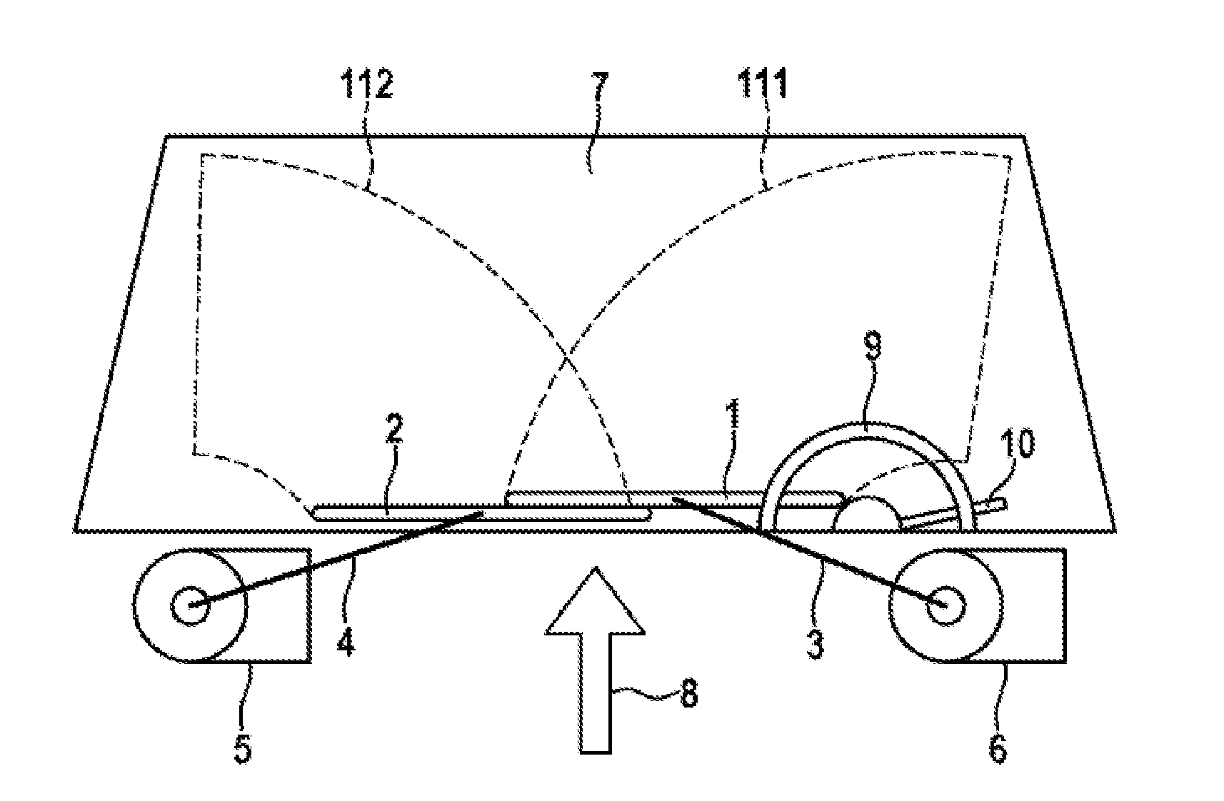 Wiper system for motor vehicle windows, more particularly motor vehicle windscreens