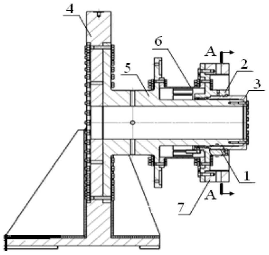 Device for testing dynamic characteristics of elastic ring type squeeze film damper