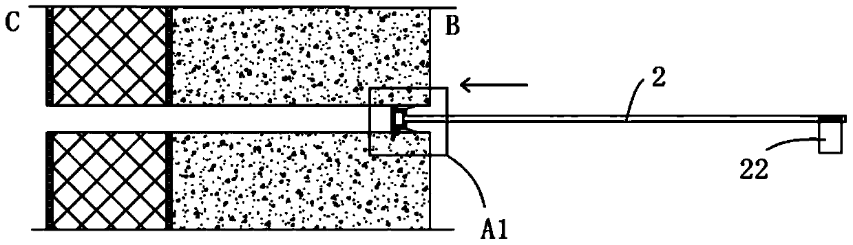 Cast-in-place integrated heat insulation plate bolt hole plugging device and method