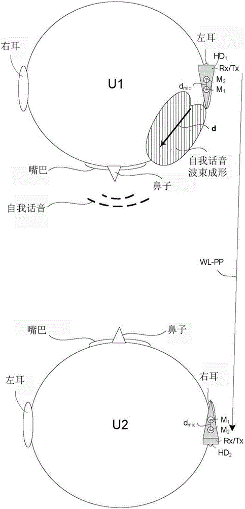 A peer to peer hearing system