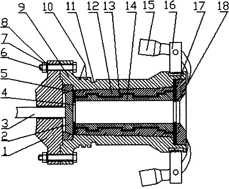 Semi-forming centrifugal casting mould