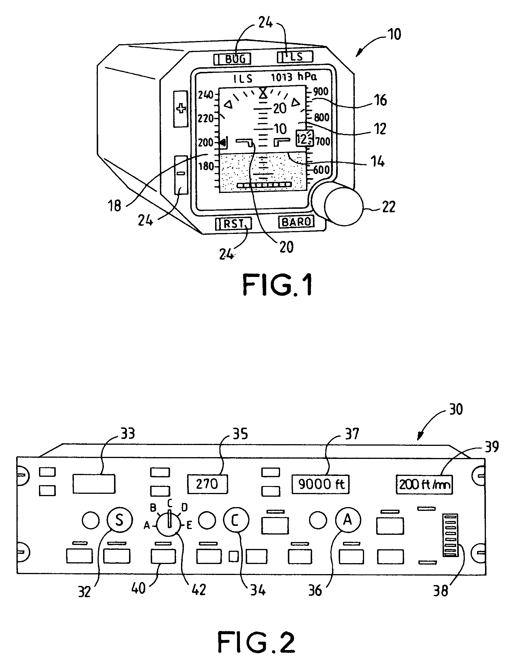 Aircraft instrument panel