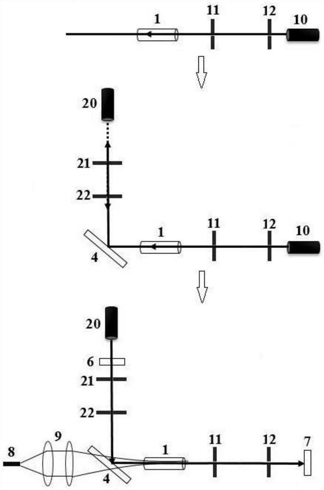 Light path calibration tool and method