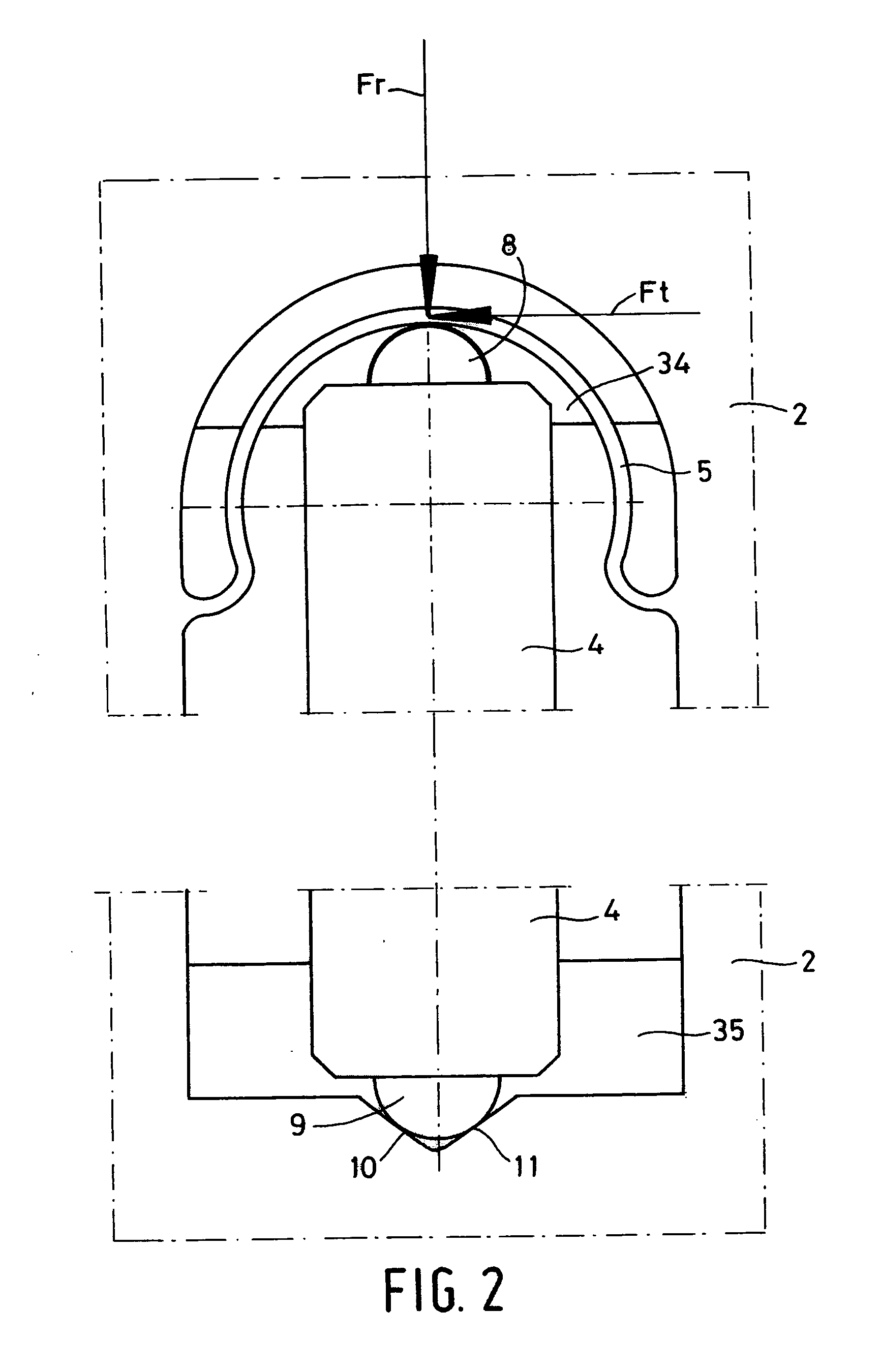 Device for accurate positioning of an object on a frame