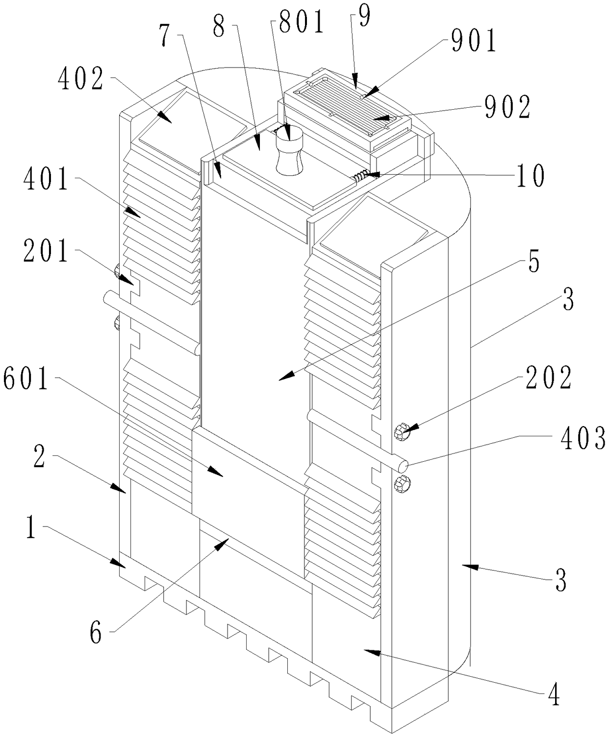 Integrated device for indoor cigarette lighting and soot and cigarette end collection