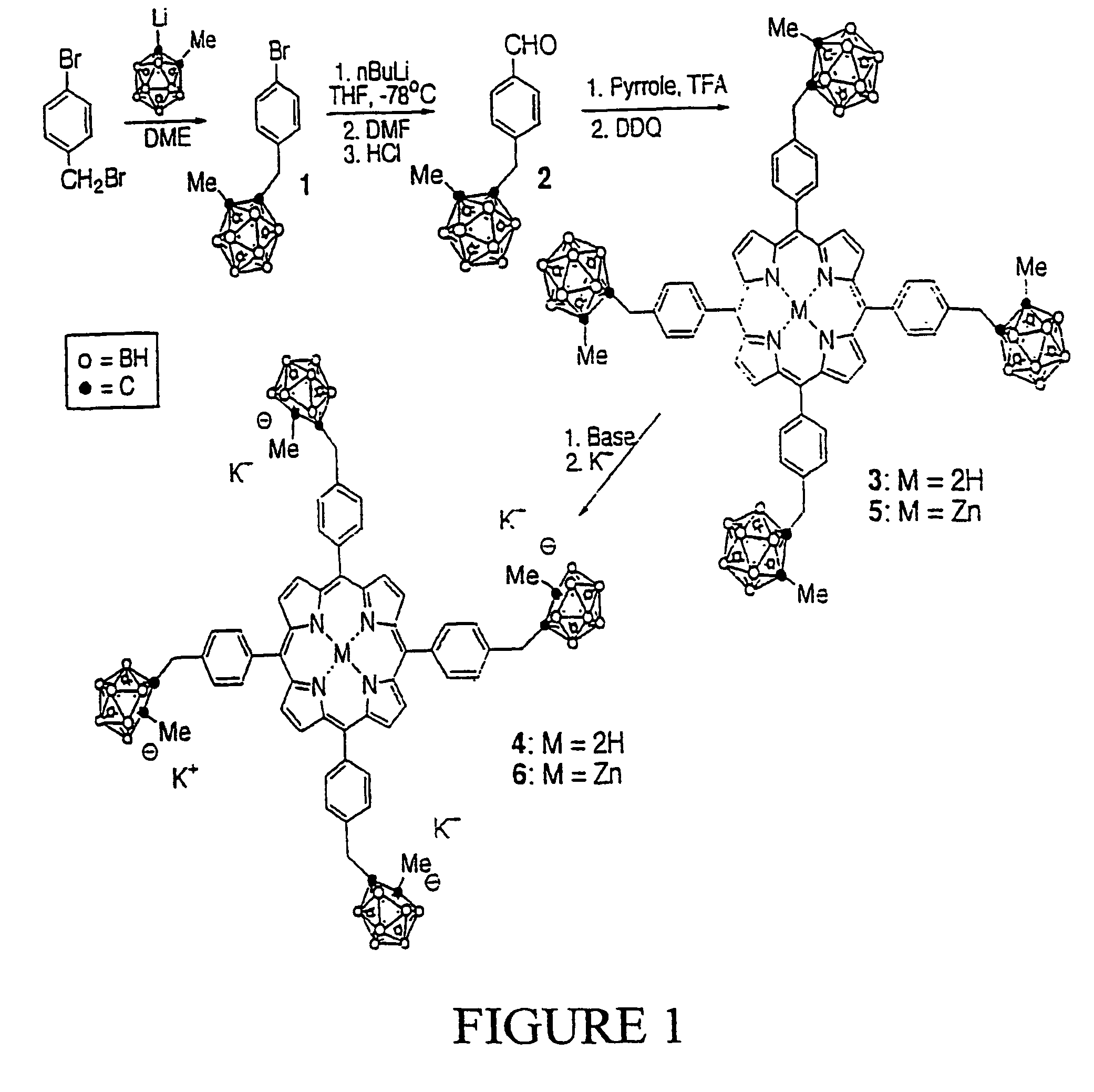 Porphyrin Based neuton capture agents for cancer therapy