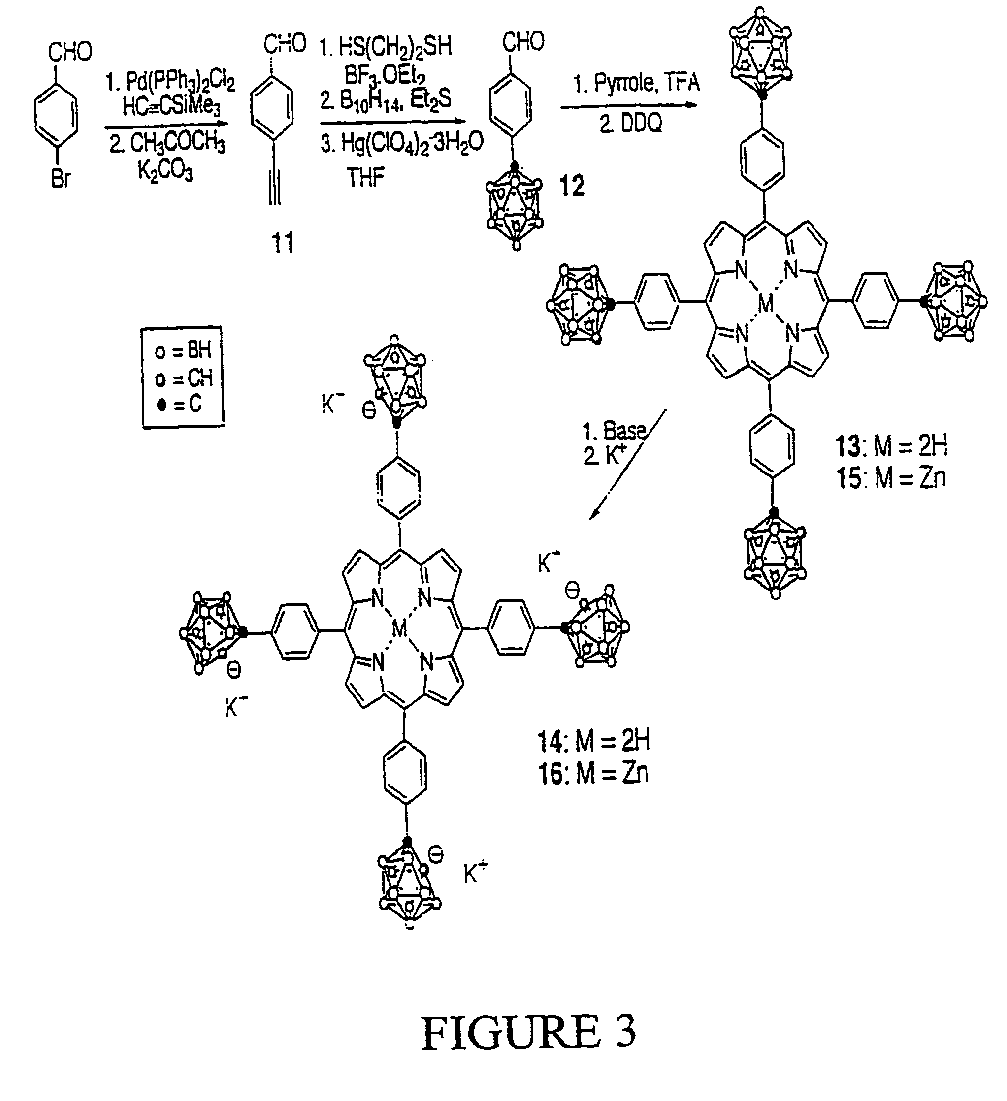 Porphyrin Based neuton capture agents for cancer therapy