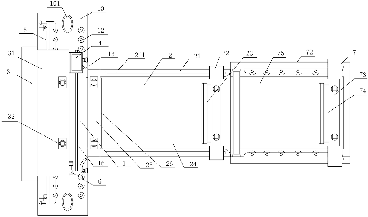 Automatic feeding paperboard cutting device