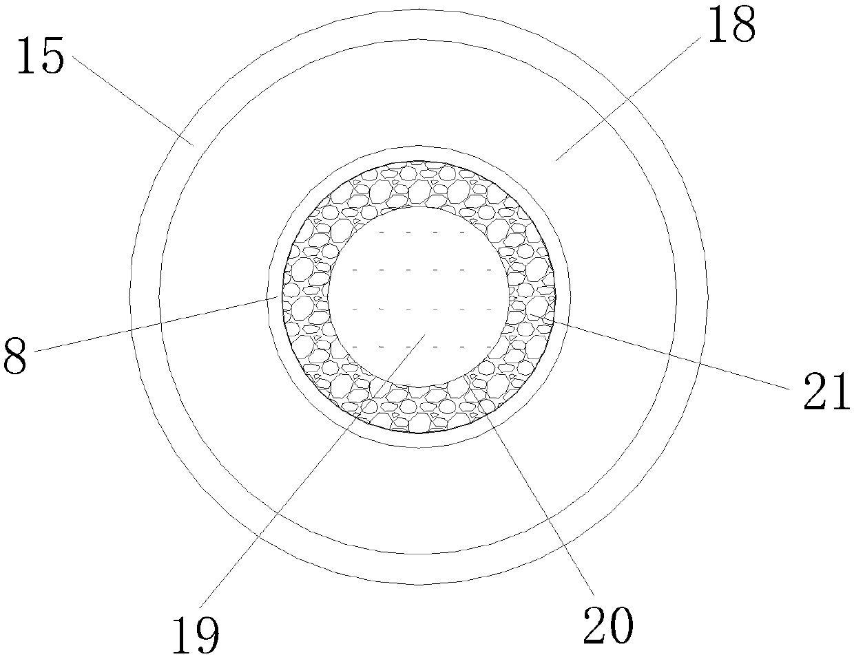 Heat pipe type solar photothermal device aiming at roadbed frost heave and roadbed frost heave prevention method