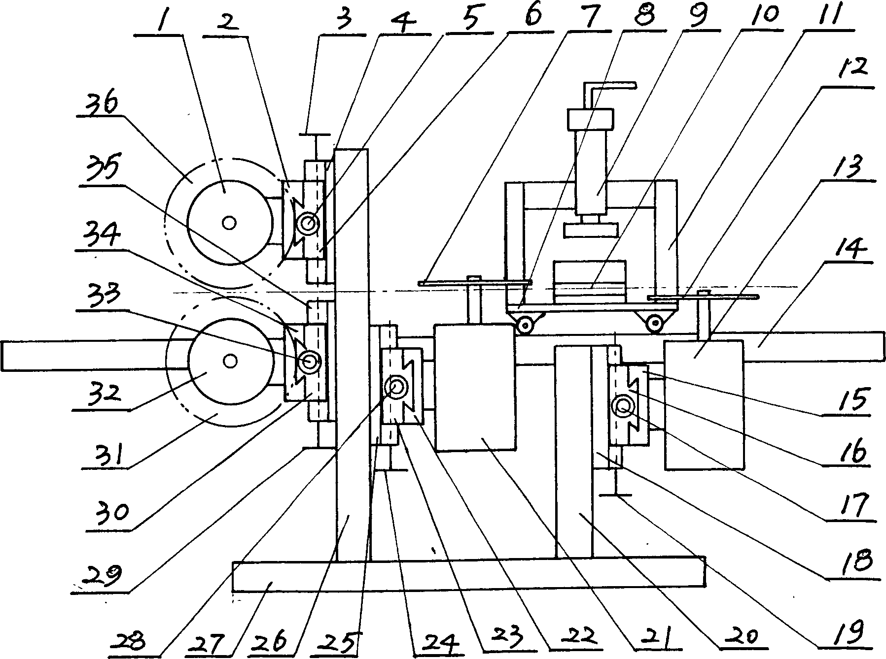 High speed timber tenon-making machine