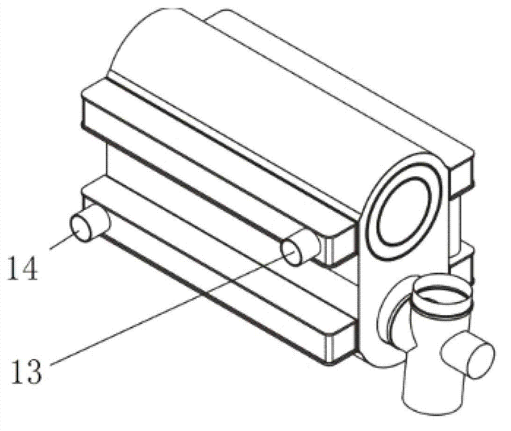 Forced spiral finned coil pipe condensation heat-supply heat exchanger