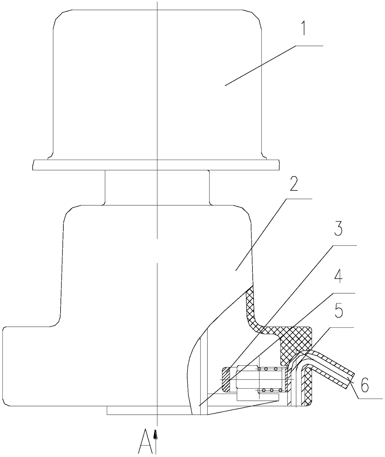 A static contact structure of a disc-shaped off-excitation tap-changer