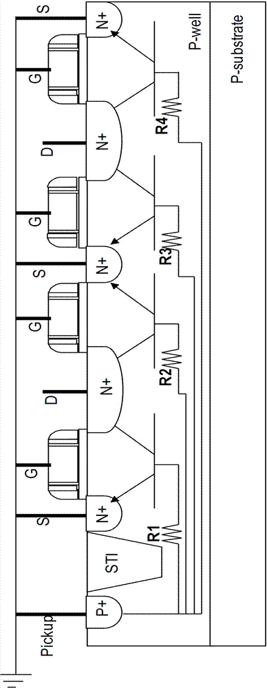 Static discharge protection circuit