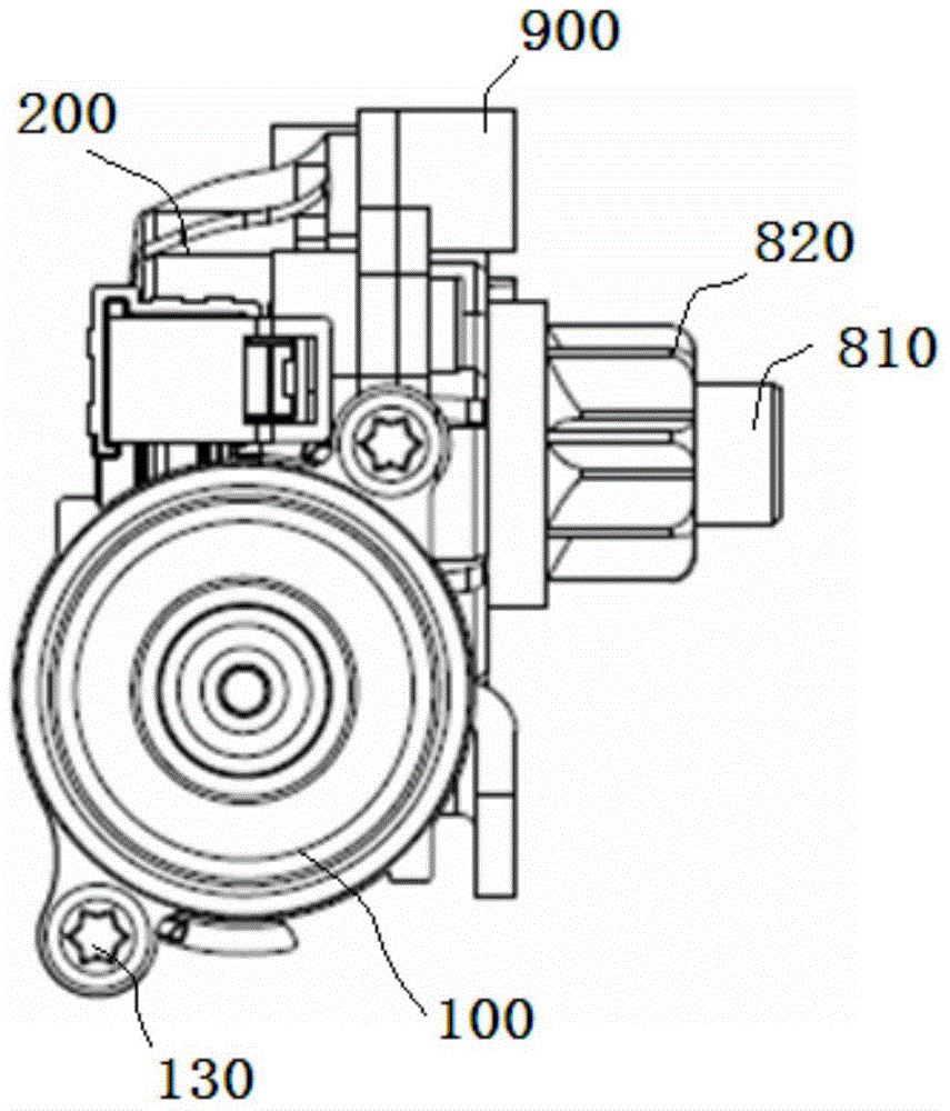 Motor assembly for lifting seat and vehicle seat containing motor assembly