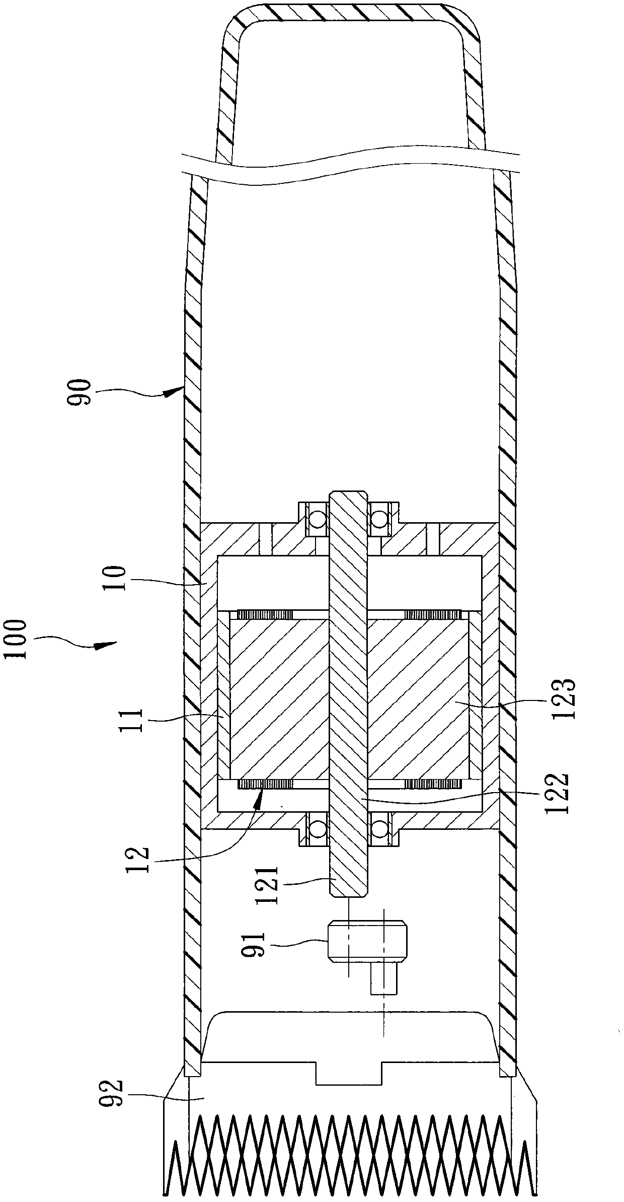 Electric scissor motor