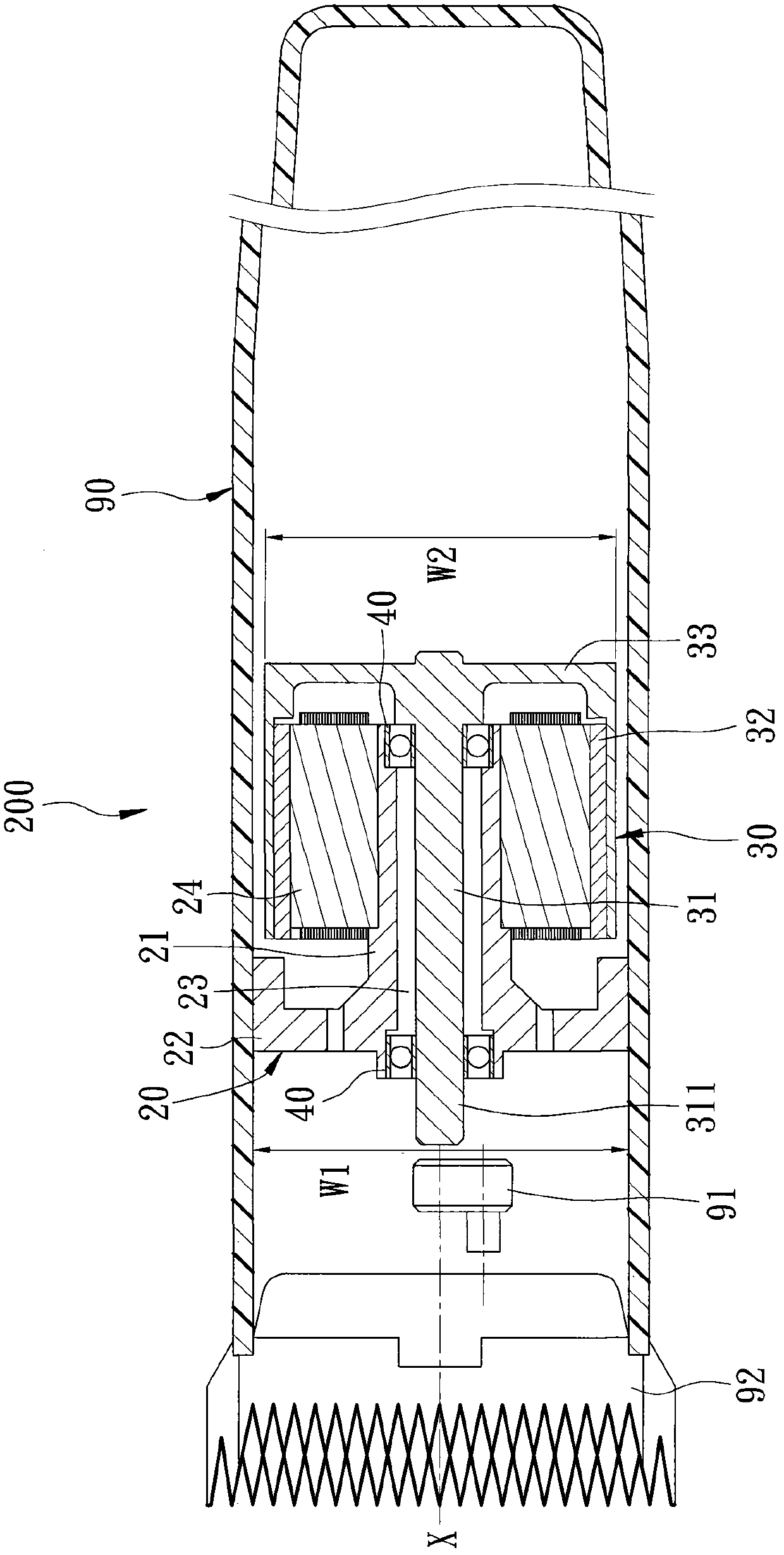 Electric scissor motor