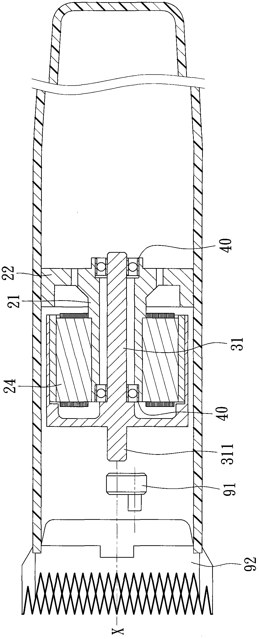 Electric scissor motor