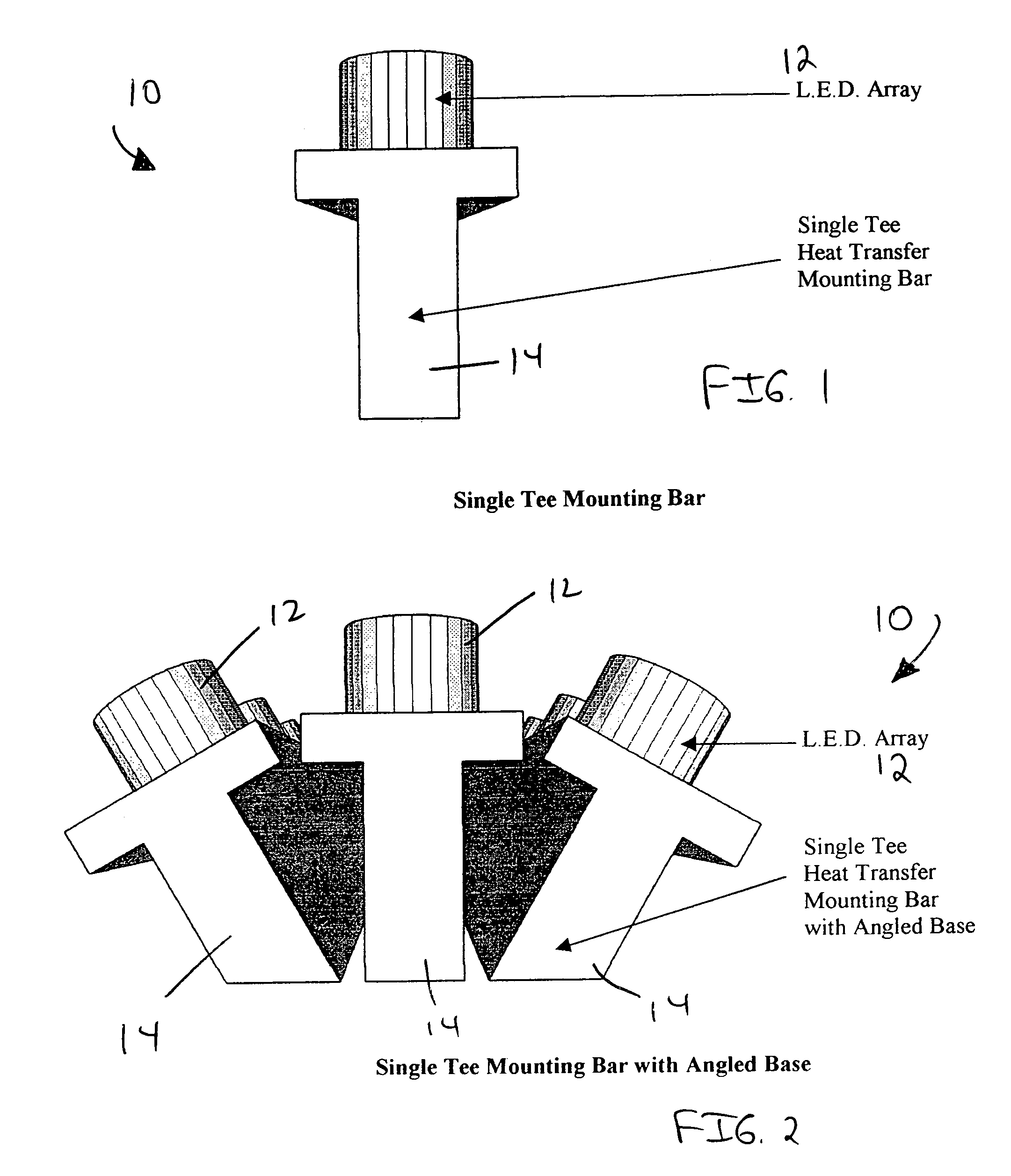 Light emitting diode (L.E.D.) lighting fixtures with emergency back-up and scotopic enhancement