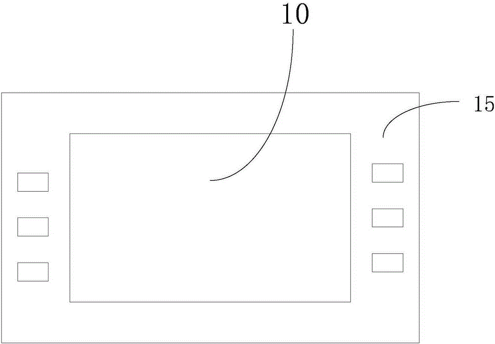 All-in-one machine with virtual touch shortcut key and control method thereof