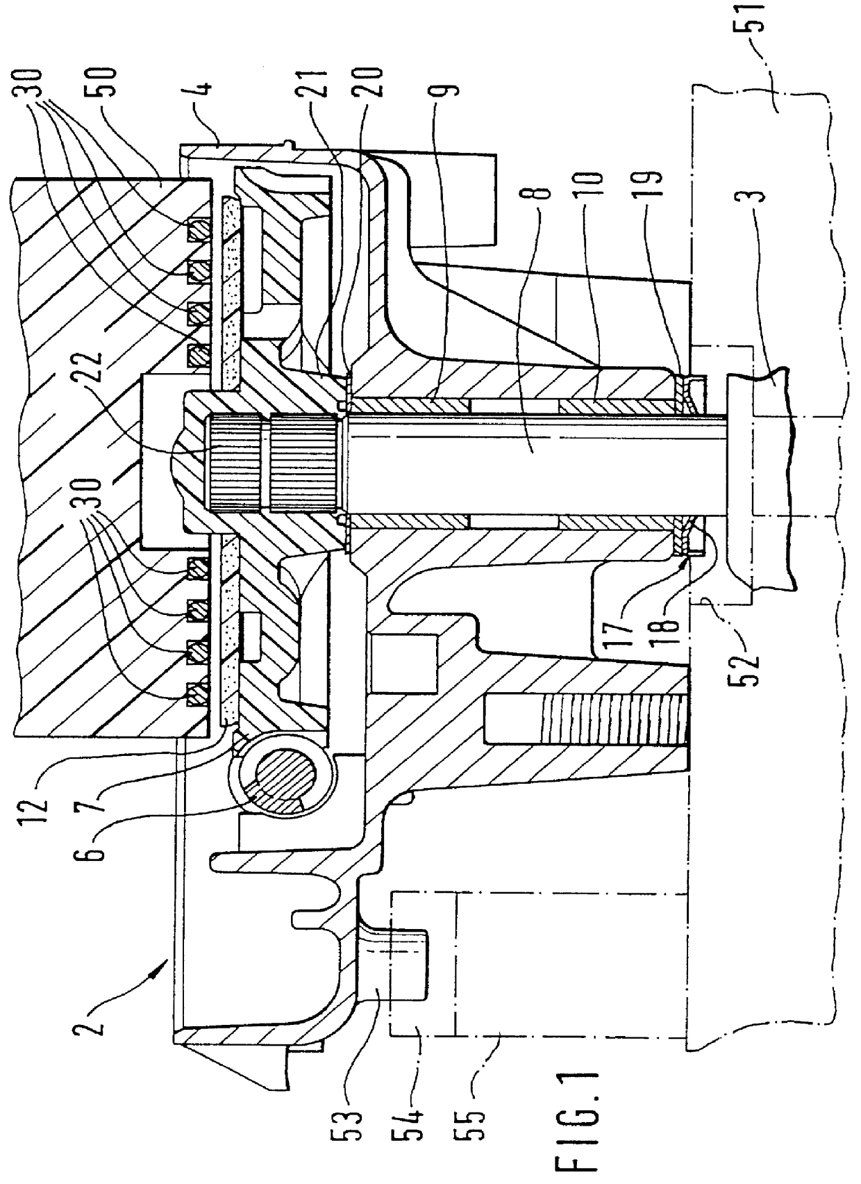 Drive device for a movable part that can be displaced between end positions in a vehicle and method for the production thereof