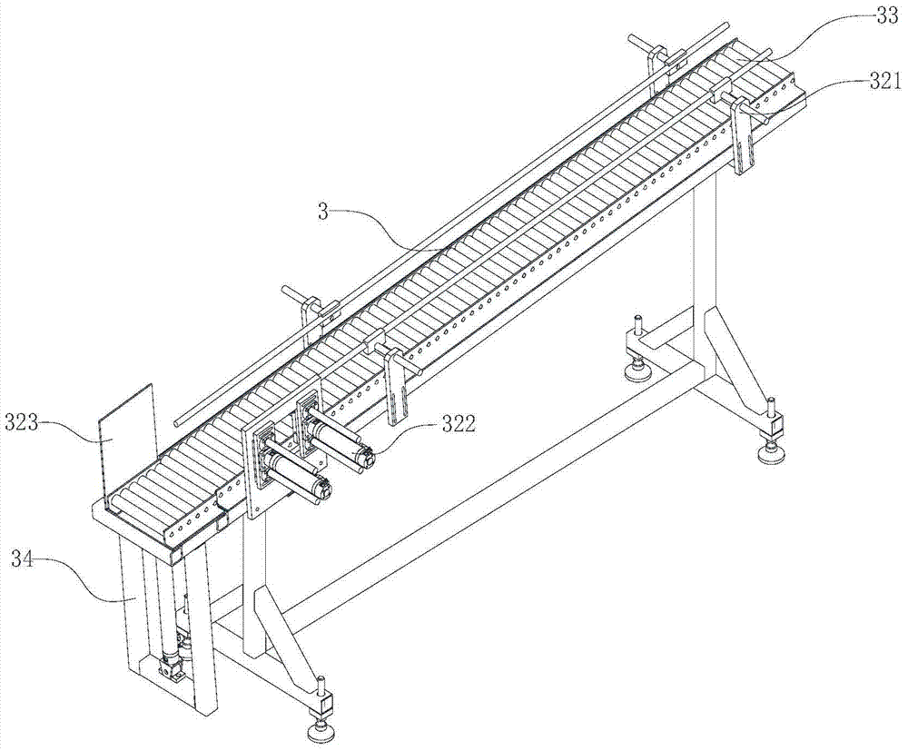 A kind of automatic feeding machine for reaming station of compressor casing