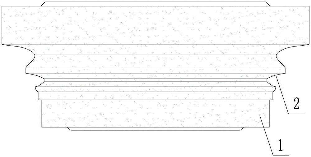 Machining method for profile detection test sheet of diamond roller