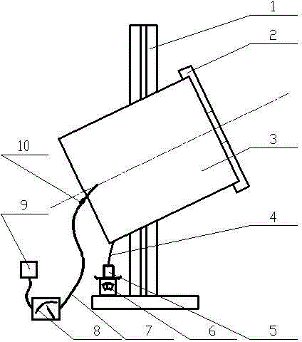 Static electricity atomizing charge-to-mass ratio measuring device