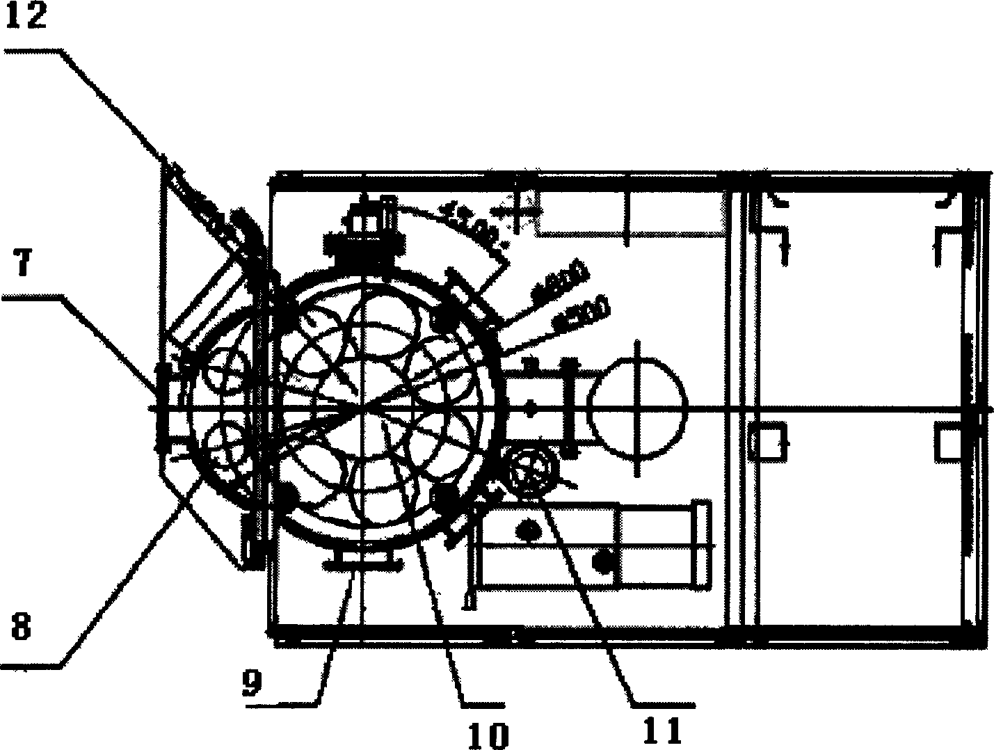 Hall ion source actuated magnetron sputtering enhancing type multi-arc ion plating film method