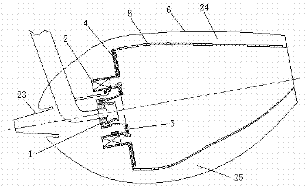 A lean-fuel premixed pre-evaporative low-pollution combustor with main-stage fuel direct injection