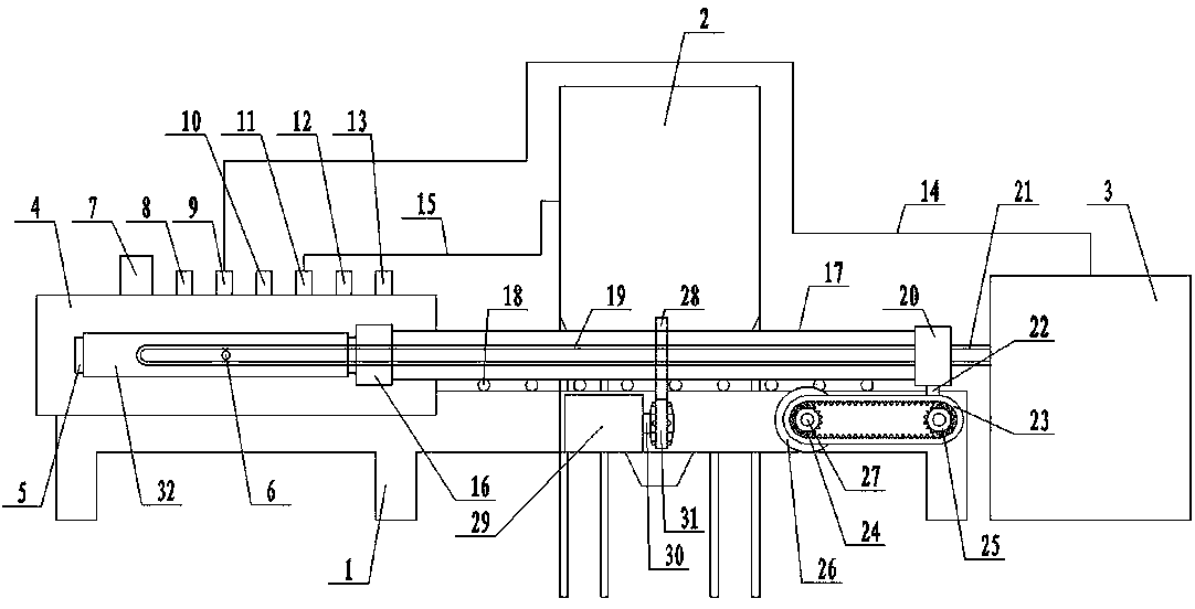 Vacuum spraying target production equipment