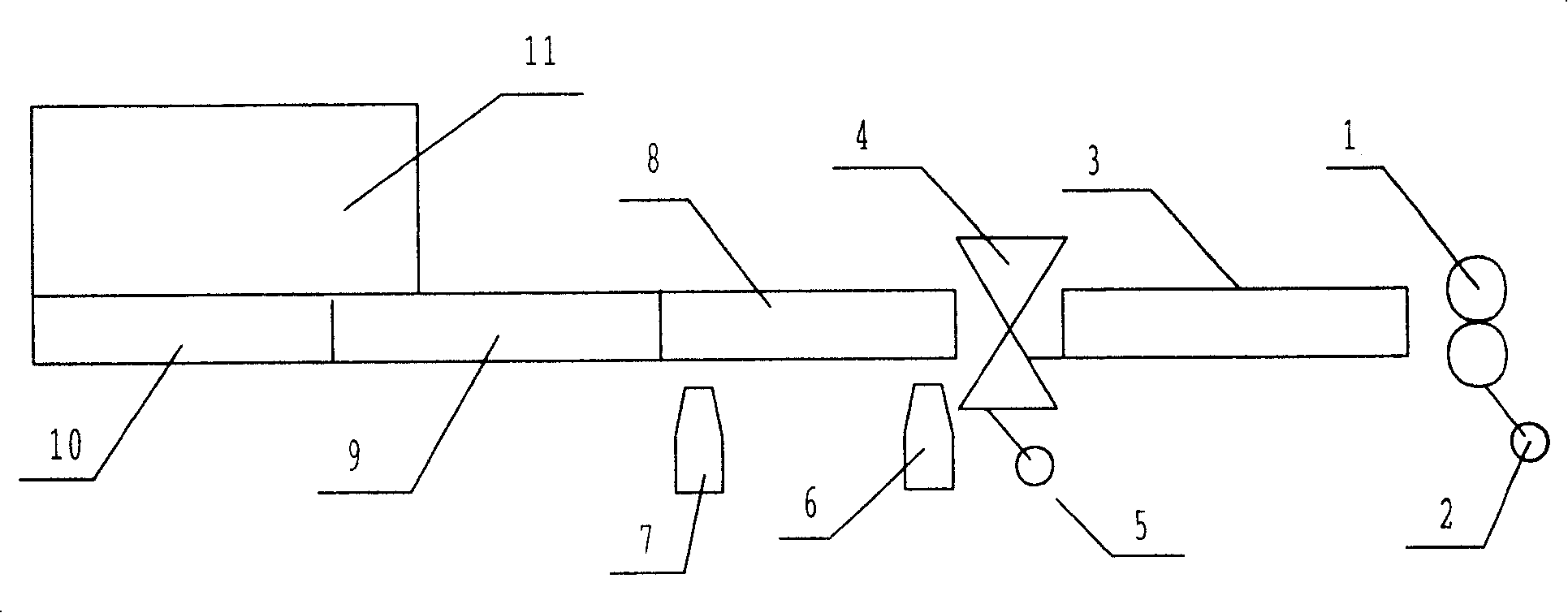 Thermomultiplying ruler shear precision optimizing method for bar production