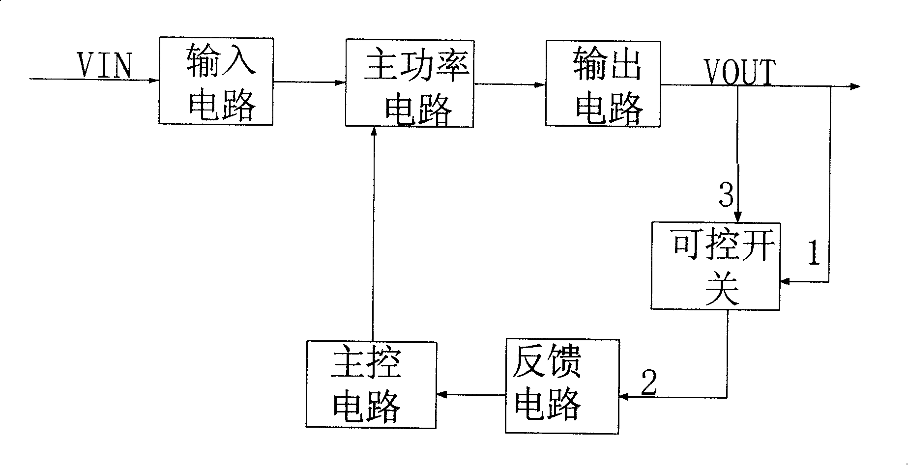 Circuit for regulating lower limit of limiting switch power source voltage