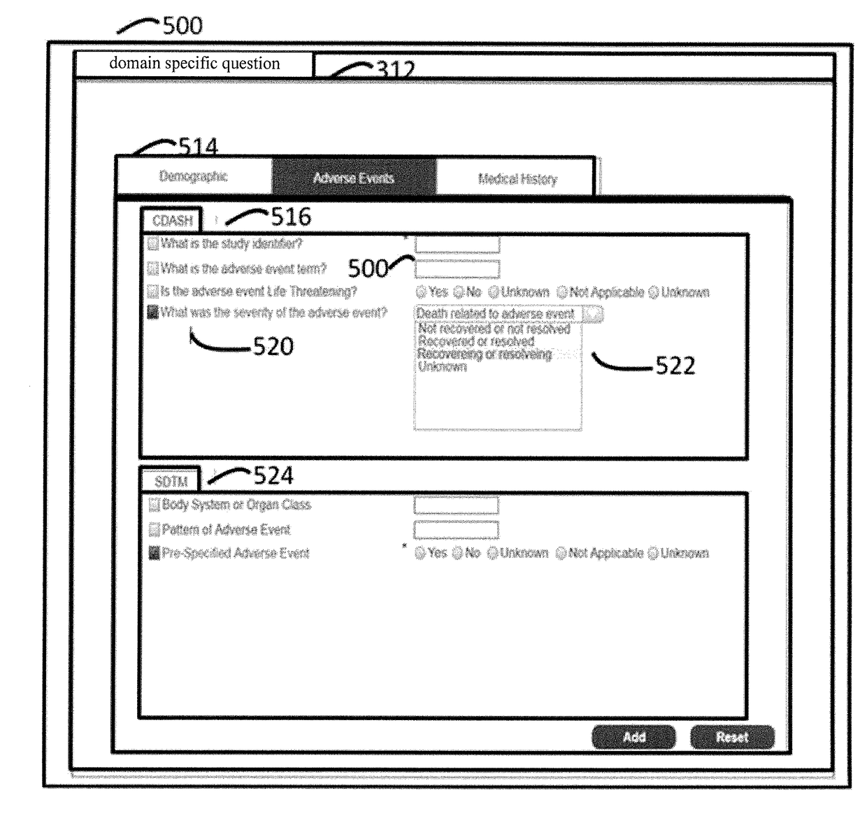 System and method of standard-compliant electronic case report form design and clinical data set generation