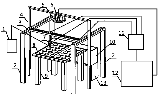 Lens film thickness automatic detection system