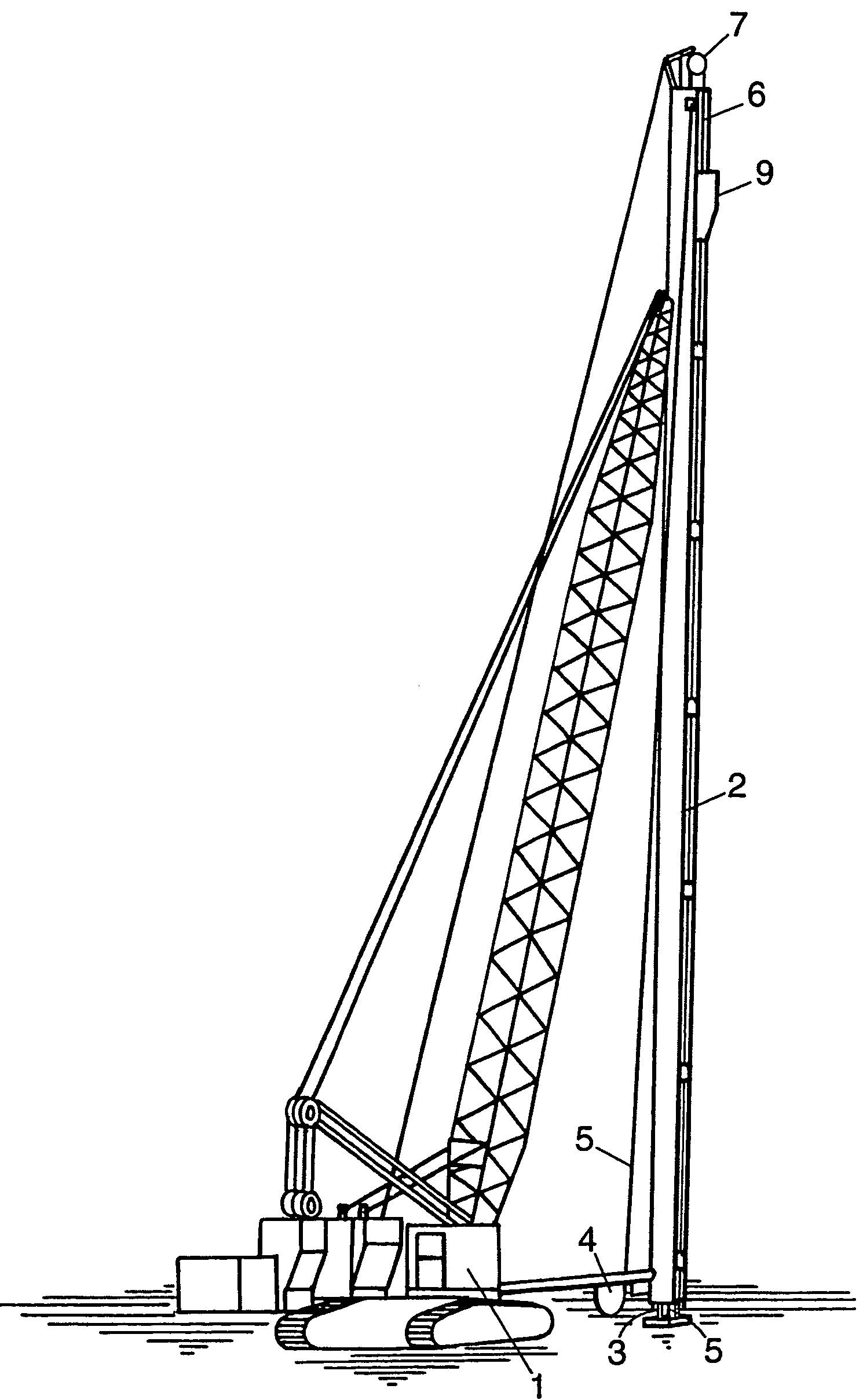 Method and device for inserting a drainage wick