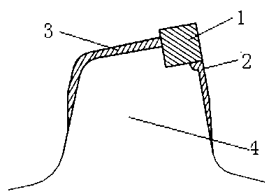 Steel PDC drilling bit with erosion-proof tooth cavities