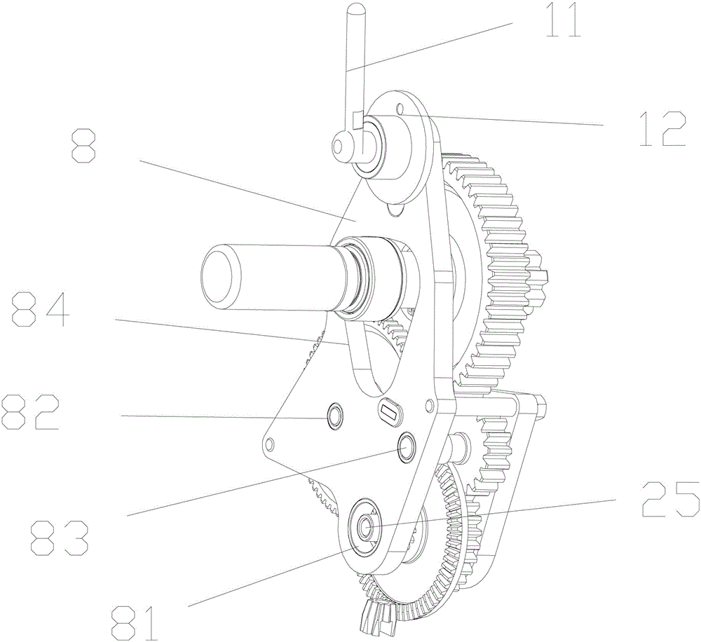 Novel electric supporting leg