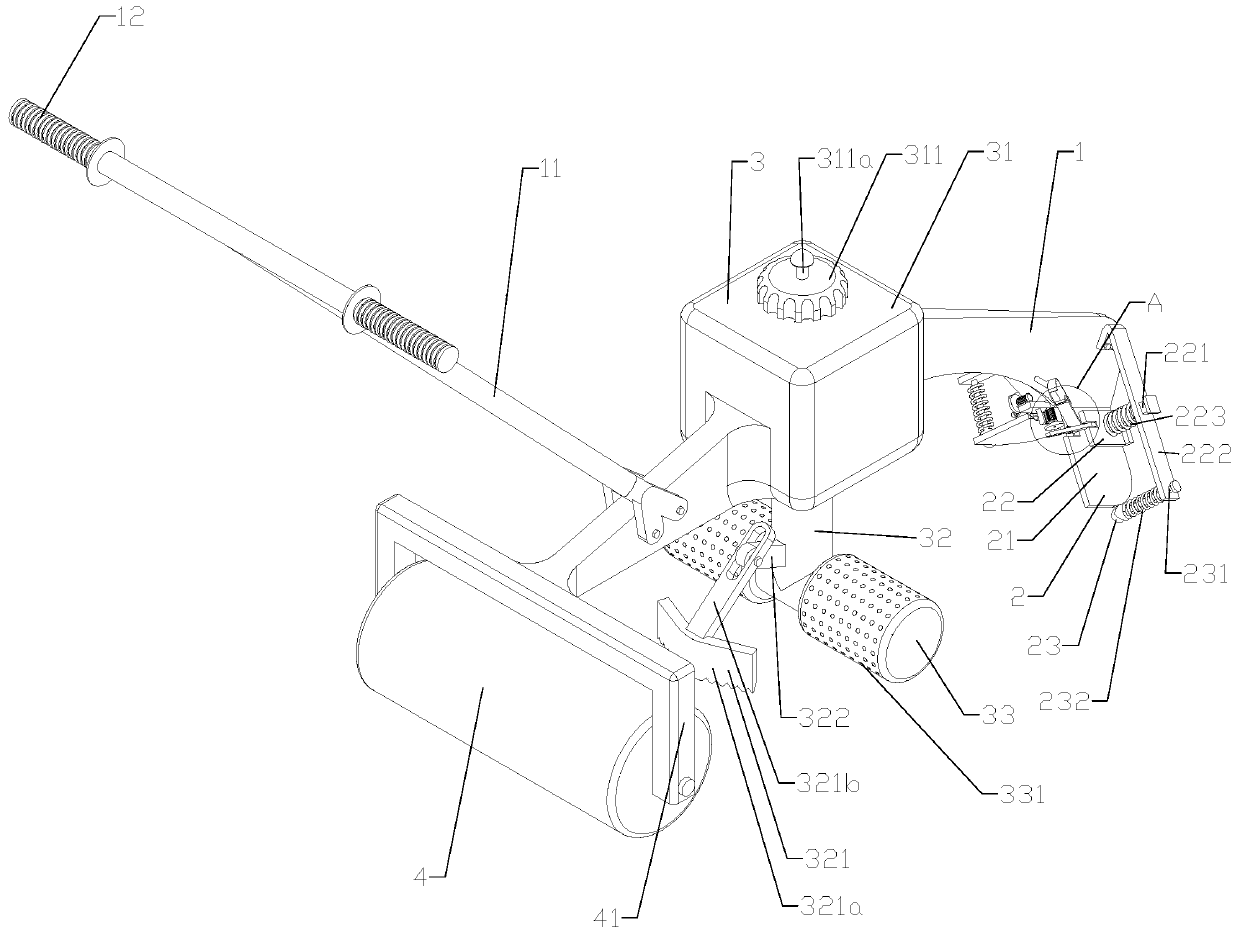 Multifunctional artificial lawn jointing machine