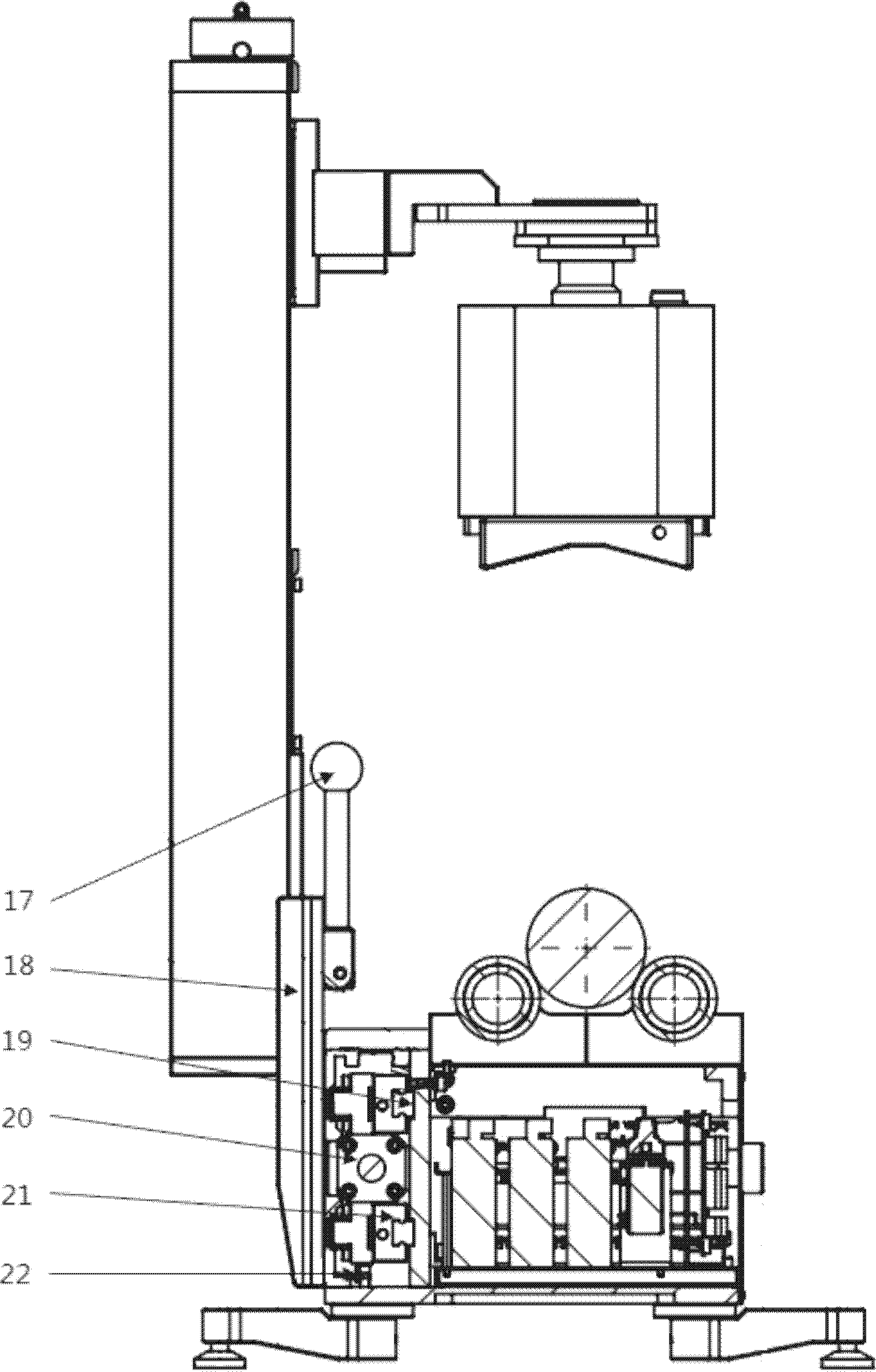 Split type rock core scanner