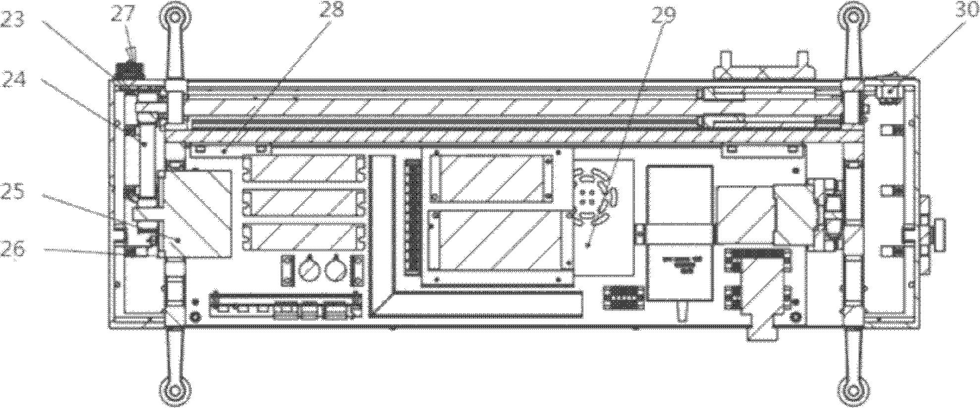 Split type rock core scanner